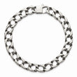 Stainless Steel Polished Square Link 8.5in Bracelet