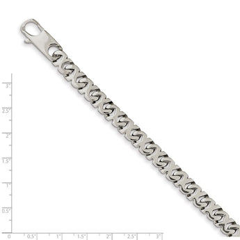 Stainless Steel Polished Fancy Xs 8.25in Bracelet