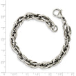 Stainless Steel Oval Links 8in Bracelet