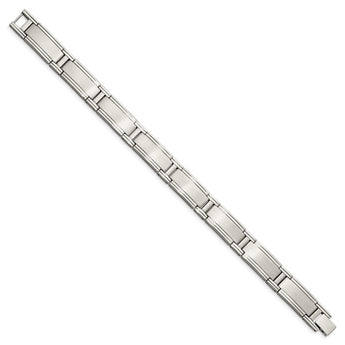 Stainless Steel Brushed and Polished 9.25in Bracelet