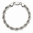 Stainless Steel Polished 7mm Rope Bracelet