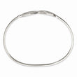 Stainless Steel Polished Infinity Symbol Bangle