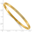 Stainless Steel Yellow IP-plated Bangle