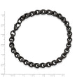Stainless Steel Black IP-plated Bracelet