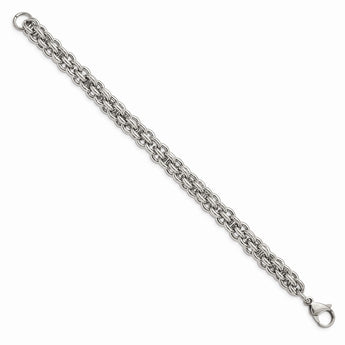 Stainless Steel Polished Fancy Link Bracelet