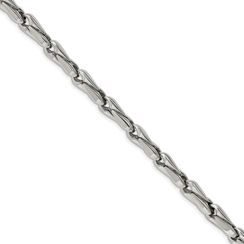 Stainless Steel Polished Fancy Link Bracelet