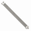 Stainless Steel Polished Woven Bracelet