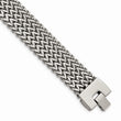 Stainless Steel Polished Woven Bracelet