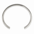 Stainless Steel Polished and Brushed Double Step Edge Bangle