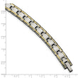 Stainless Steel Yellow IP-plated Polished Bracelet