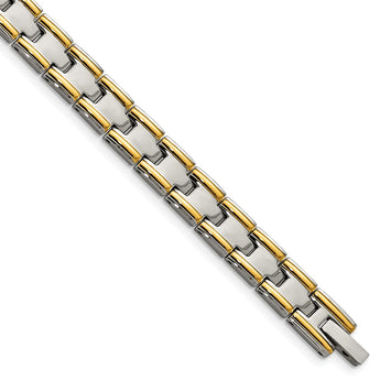 Stainless Steel Yellow IP-plated Polished Bracelet