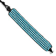 Stainless Steel Black Cord Woven Imitation Turquoise Bracelet