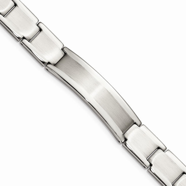 Stainless Steel Polished and Brushed ID 8.25in Bracelet