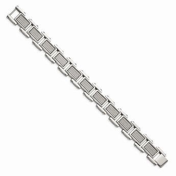 Stainless Steel Polished and Brushed Bracelet