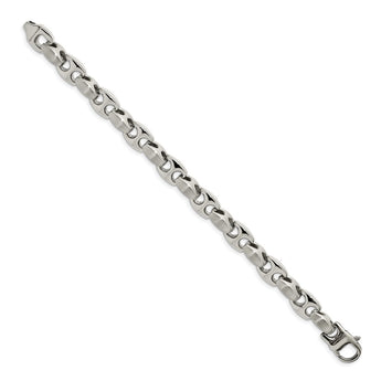 Stainless Steel Brushed and Polished 8.25in Bracelet