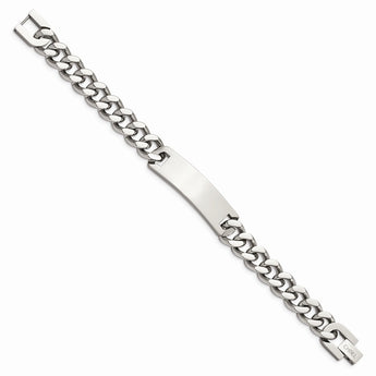 Stainless Steel Polished 7.75 inch ID Bracelet