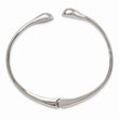 Stainless Steel Polished Hinged Cuff Bangle