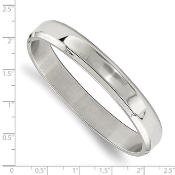 Stainless Steel Polished Hinged Bangle