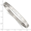 Stainless Steel Polished Actually, I can 6mm Hinged Bangle