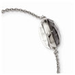 Stainless Steel Grey Glass w/1in. Ext. Bracelet