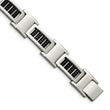 Stainless Steel Polished Black IP Link Bracelet