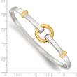 Stainless Steel Polished Yellow IP-plated Bangle