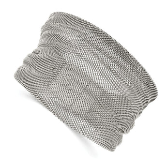 Stainless Steel Polished Mesh Bracelet