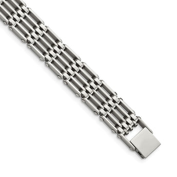 Stainless Steel Polished 8.5in Bracelet