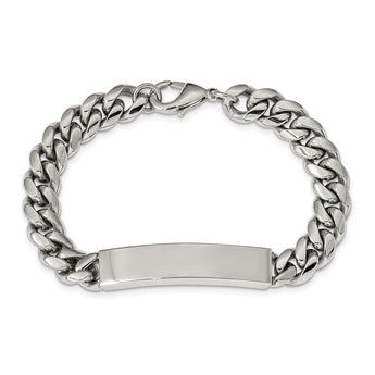 Stainless Steel Polished 8.25in ID Bracelet