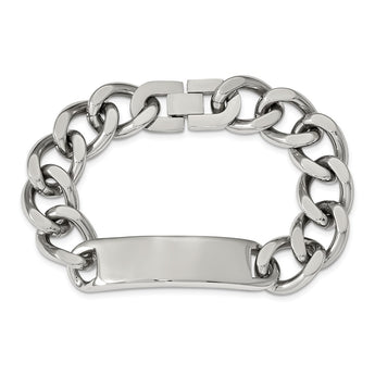 Stainless Steel Polished ID 8.75in Bracelet