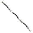 Stainless Steel Black IP-plated Bracelet