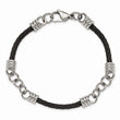 Stainless Steel Black IP-plated Bracelet