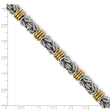 Stainless Steel Polished Yellow IP-plated 8.25in Bracelet