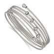 Stainless Steel Polished Flexible Coil Bangle