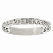Stainless Steel Brushed and Polished w/.5in ext 8.5in ID Bracelet