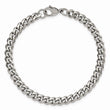 Stainless Steel Polished 6mm 8.25in Curb Bracelet