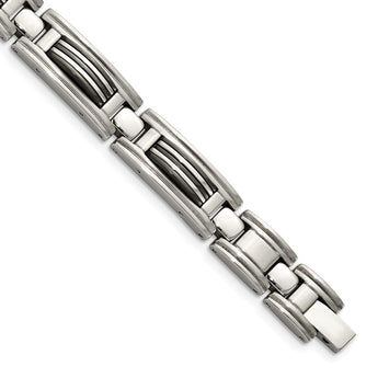 Stainless Steel Black IP-plated Bracelet