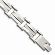 Stainless Steel Brushed & Polished 8.5in Bracelet
