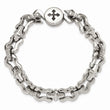 Stainless Steel Polished Magnetic Clasp 8.5in Bracelet