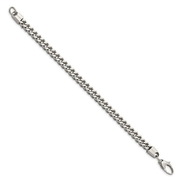 Stainless Steel Franco Link 9in Bracelet