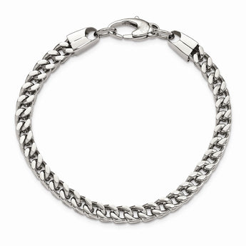 Stainless Steel Franco Link 9in Bracelet