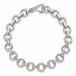 Stainless Steel Polished Links 8.25in Bracelet