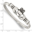 Stainless Steel Claddagh Bangle