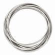 Stainless Steel Intertwined Bangle Bracelet