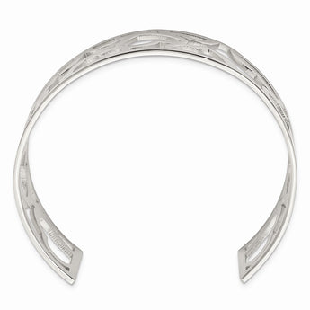 Stainless Steel Hearts Cuff Bangle