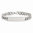 Stainless Steel ID Plate 8.5in Polished Bracelet