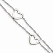 Stainless Steel Hearts Bracelet