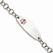 Stainless Steel Medical Jewelry 7.25in Bracelet