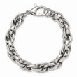 Stainless Steel Polished Oval Link 8.5in Bracelet