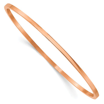 Stainless Steel Pink IP-plated Bangle